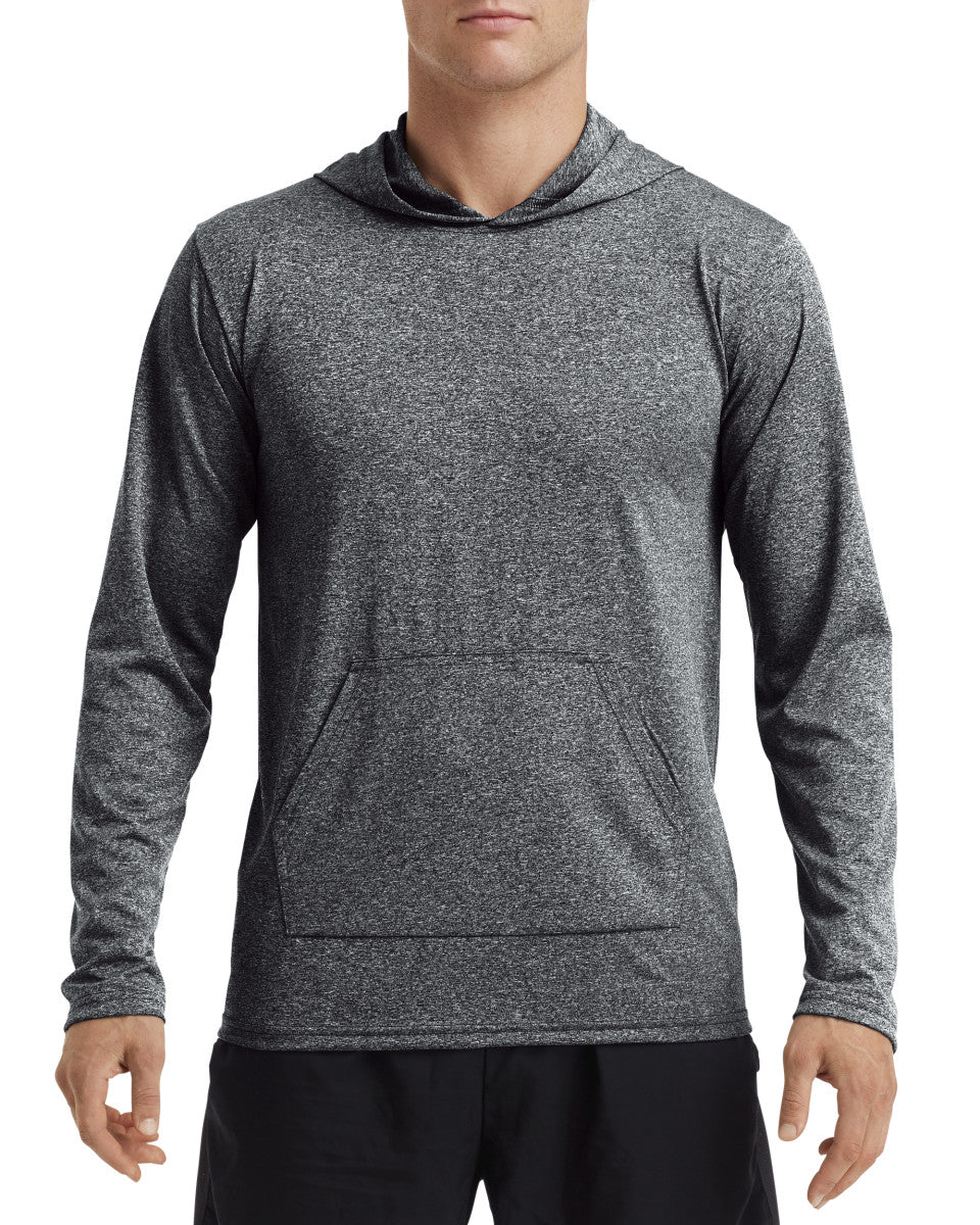 gildan long sleeve hooded t shirt