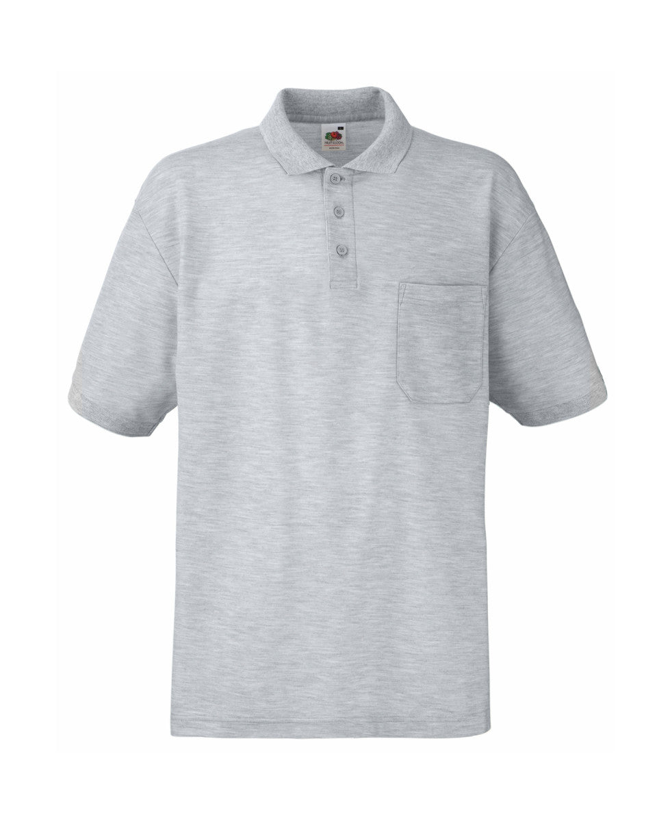 63308 Fruit Of The Loom Men's 65/35 Pocket Polo – AP Workwear