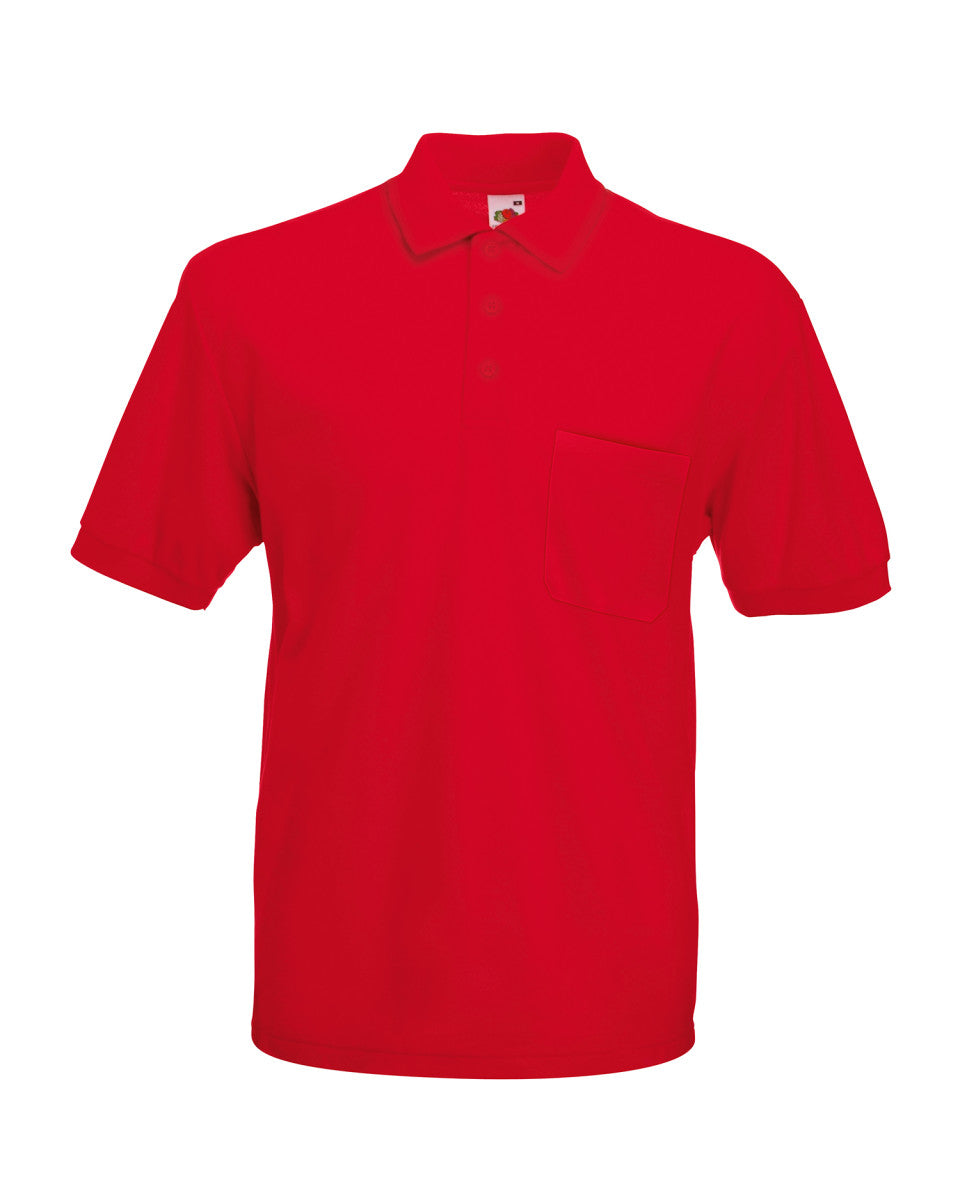 63308 Fruit Of The Loom Men's 65/35 Pocket Polo – AP Workwear