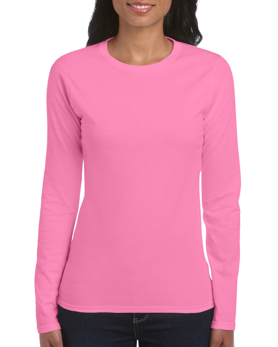 Gildan softstyle 2025 women's long sleeve