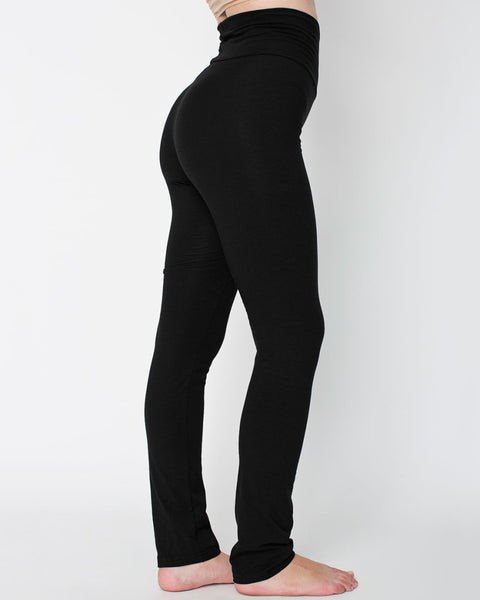8375W American Apparel Women's Cotton Spandex Yoga Pant