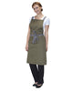 DP130 Dennys Cross Back Bib Apron