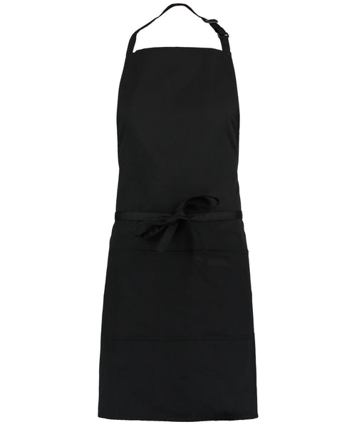 KK518 Bargear Superwash Bib Apron (With Pocket)