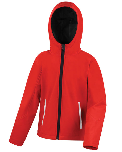 R224JY Result Core Junior TX Performance Hooded Softshell