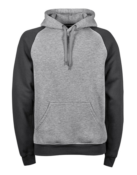 TJ5432 Tee Jays Men's Two-Tone Hooded Sweatshirt