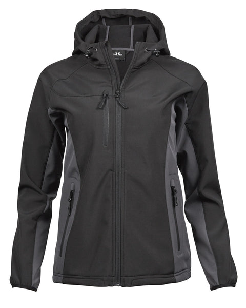 TJ9515 Tee Jays Ladies' Hooded Performance Softshell