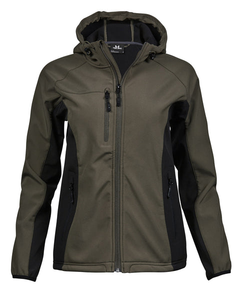 TJ9515 Tee Jays Ladies' Hooded Performance Softshell