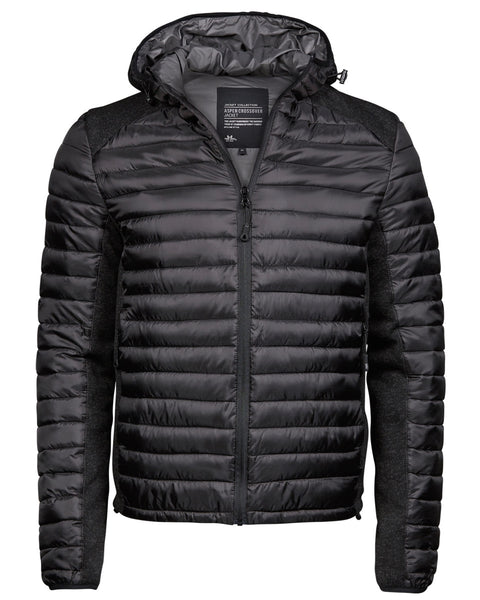 TJ9610 Tee Jays Men's Hooded Aspen Crossover Jacket