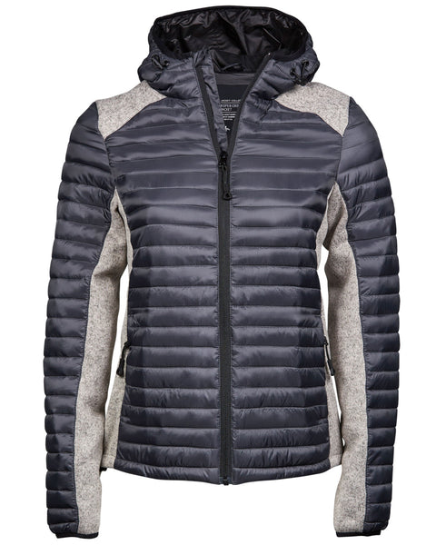 TJ9611 Tee Jays Ladies' Hooded Aspen Crossover Jacket