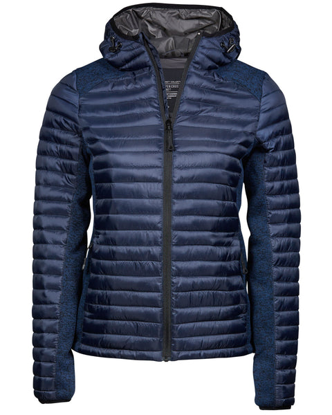 TJ9611 Tee Jays Ladies' Hooded Aspen Crossover Jacket