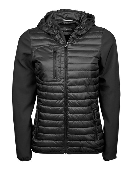 TJ9629 Tee Jays Womens Hooded Crossover Jacket