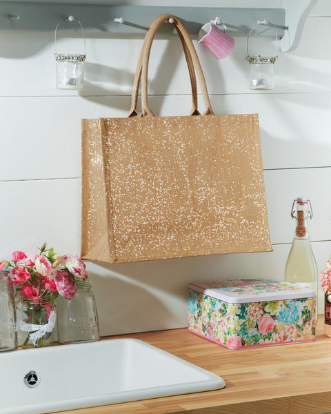 W437 Westford Mill Shimmer Jute Shopper