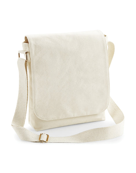 W462 Westford Mill FairTrade Cotton Canvas Midi Messenger