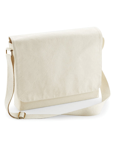 W464 Westford Mill FairTrade Cotton Canvas Messenger