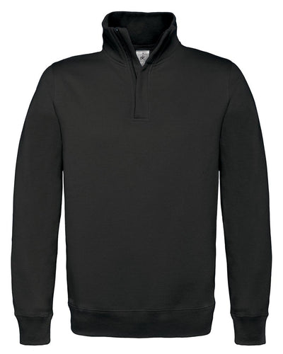 WUI22 B&C ID.004 Cotton Rich 1/4 Zip Sweat