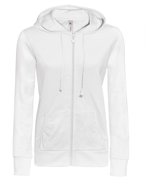 WW641 B&C Wonder Women Hooded Zip Sweat