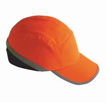 NHD - PW79 Orange Hi-Vis Bump Cap with Printed Logo