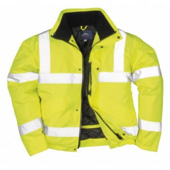 RB Yellow Hi Vis Jacket with Embroidery Logo to LHFB