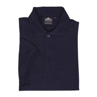 Shield Navy Polo T Shirt With Logo