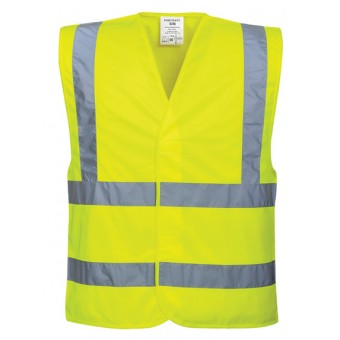 Sewell Hi-Viz Yellow Vest With Shared Agenda Logo or City Care To Rear