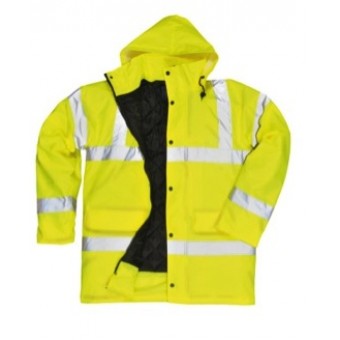 Sewell Traffic Hi-Viz Yellow Jacket With Rear Heat Seal Logo