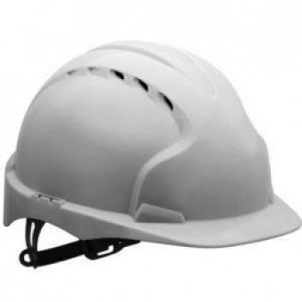 NPS  White Safety Helmet With Full Colour Logo ID65305