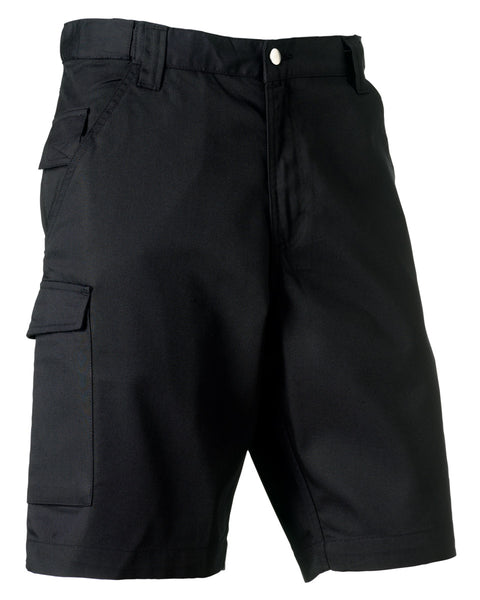 002M Russell Polycotton Twill Shorts