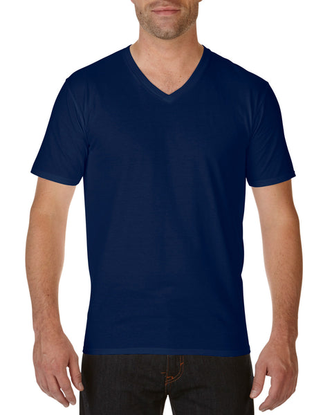 41V00 Gildan Premium Cotton Adult V-Neck T-Shirt