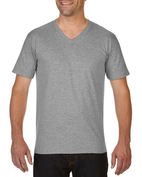 41V00 Gildan Premium Cotton Adult V-Neck T-Shirt