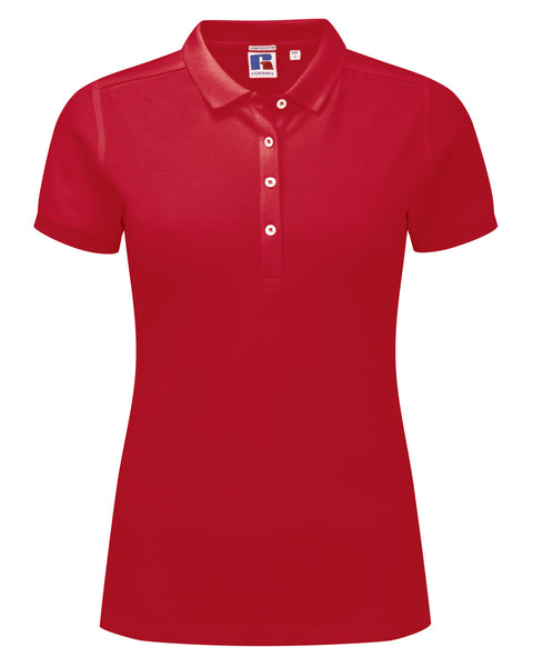 566F Russell Ladies' Stretch Polo