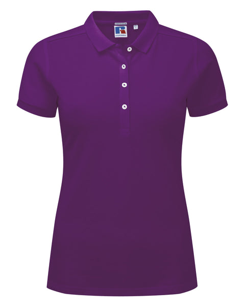 566F Russell Ladies' Stretch Polo