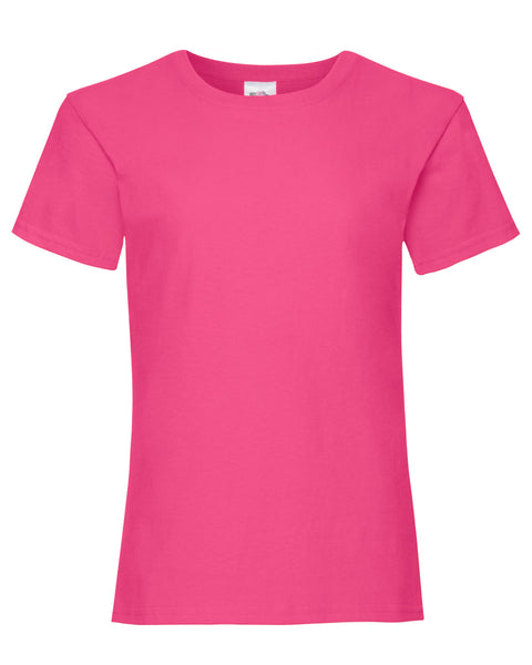 61005 Fruit Of The Loom Girl's Valueweight T-Shirt