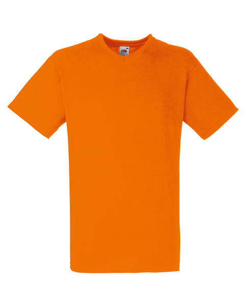 61066 Fruit Of The Loom Men's Valueweight V-Neck T-Shirt