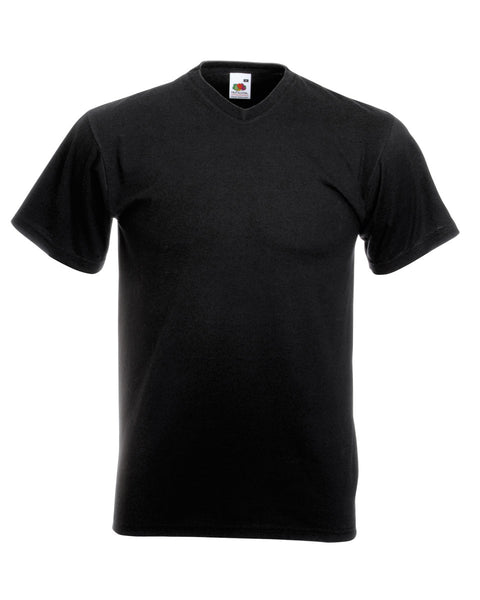 61066 Fruit Of The Loom Men's Valueweight V-Neck T-Shirt