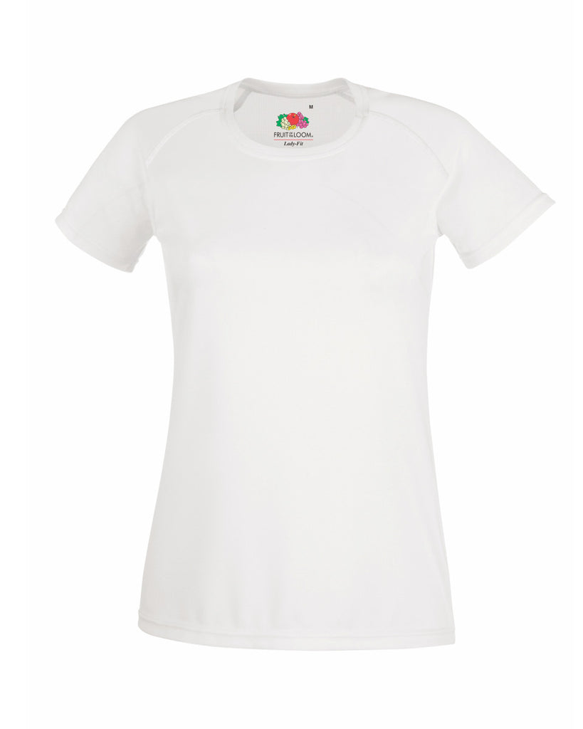Fruit Of The Loom Lady Fit 65/35 Bianco - Abbigliamento T-shirt & Polo Donna 19,40 Fruit Of The Loom Lady Fit 65/35 Bianco - Abbigliamento T-shirt & Polo Donna 19,40