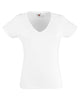 61398 Fruit Of The Loom Lady-Fit Valueweight V-Neck T-Shirt