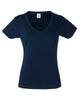 61398 Fruit Of The Loom Lady-Fit Valueweight V-Neck T-Shirt