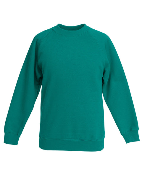 62039 Fruit Of The Loom Children's Classic Raglan Sweatshirt