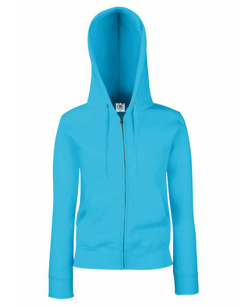 62118 Fruit Of The Loom Lady-Fit Premium Hooded Sweat Jacket
