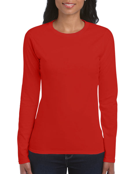 64400L Gildan Softstyle® Ladies' Long Sleeve T-Shirt