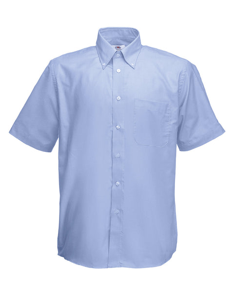 65112 Fruit Of The Loom Men's Short Sleeve Oxford Shirt