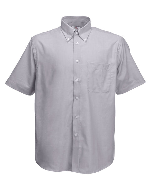 65112 Fruit Of The Loom Men's Short Sleeve Oxford Shirt