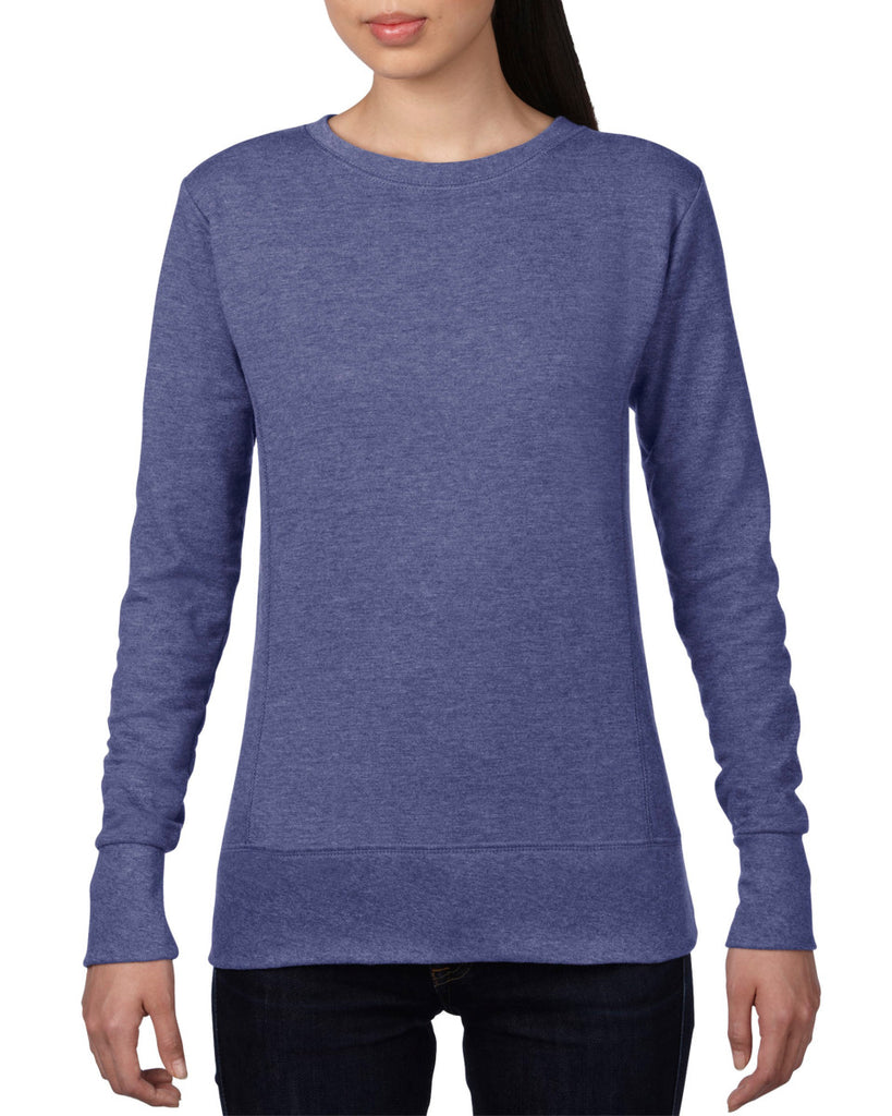 Anvil Ladies French Terry Crewneck Sweatshirt Style 72000L - Casual  Clothing for Men, Women, Youth, and Children