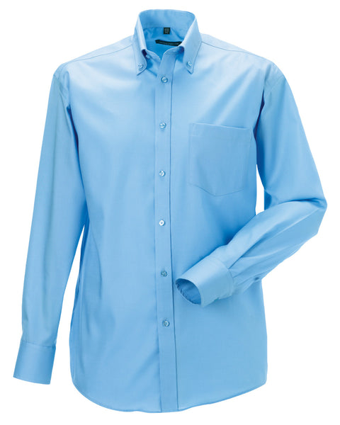 956M Russell Collection Men's Long Sleeve Ultimate Non-Iron Shirt