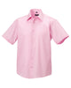 959M Russell Collection Men's Short Sleeve Tailored Ultimate Non-Iron Shirt