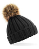 Beechfield  Infant Pom Pom Chunky Beanie