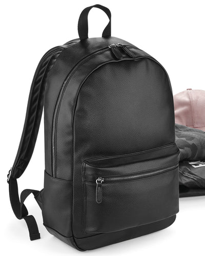BG255 Bagbase Faux Leather Fashion Backpack