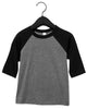 CA3200T Bella Toddler 3/4 Sleeve Baseball Tee