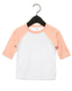 CA3200T Bella Toddler 3/4 Sleeve Baseball Tee