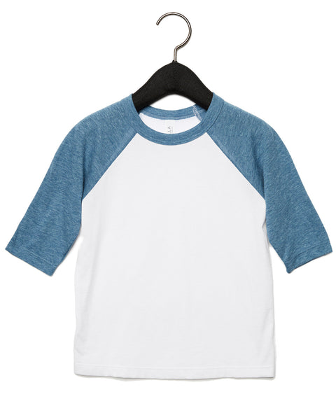 CA3200T Bella Toddler 3/4 Sleeve Baseball Tee